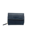 Portafoglio Donna in Vera Pelle - Dark Blue