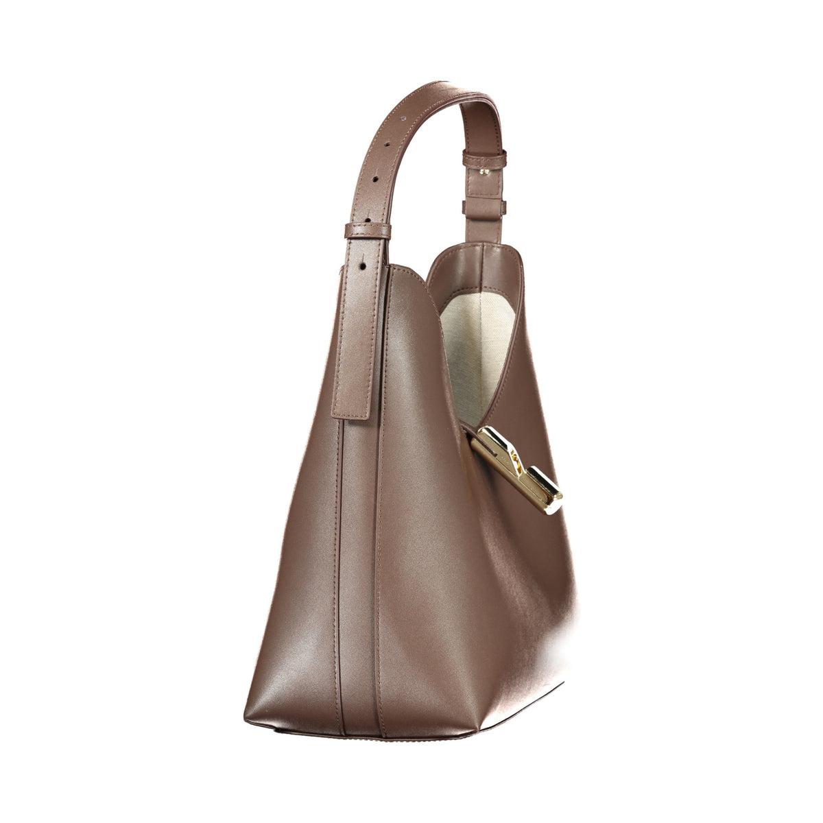 Borsa Furla Goccia M Hobo Donna in Pelle Marrone