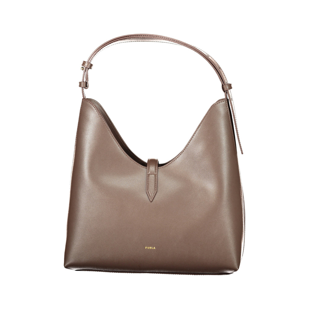 Borsa Furla Goccia M Hobo Donna in Pelle Marrone