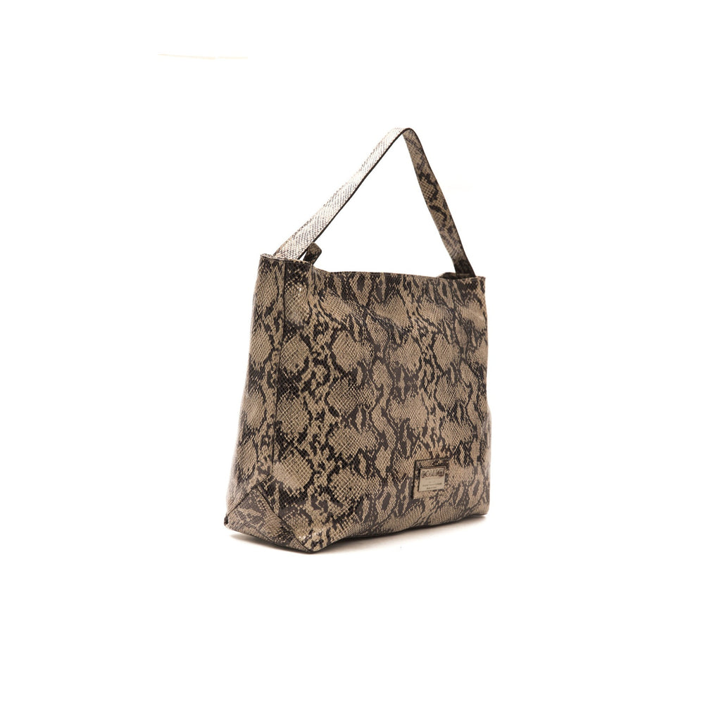 Borsa a Spalla Pompei Donatella -  Pitonata Tortora Taupe