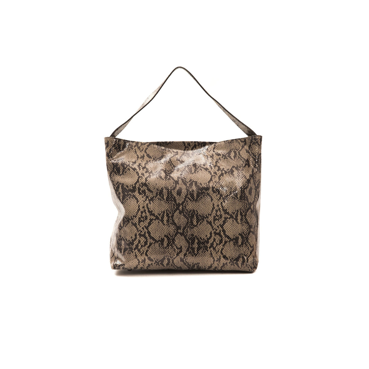 Borsa a Spalla Pompei Donatella -  Pitonata Tortora Taupe