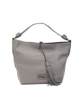Borsa a Spalla in Pelle - Pompei Donatella - Grigia