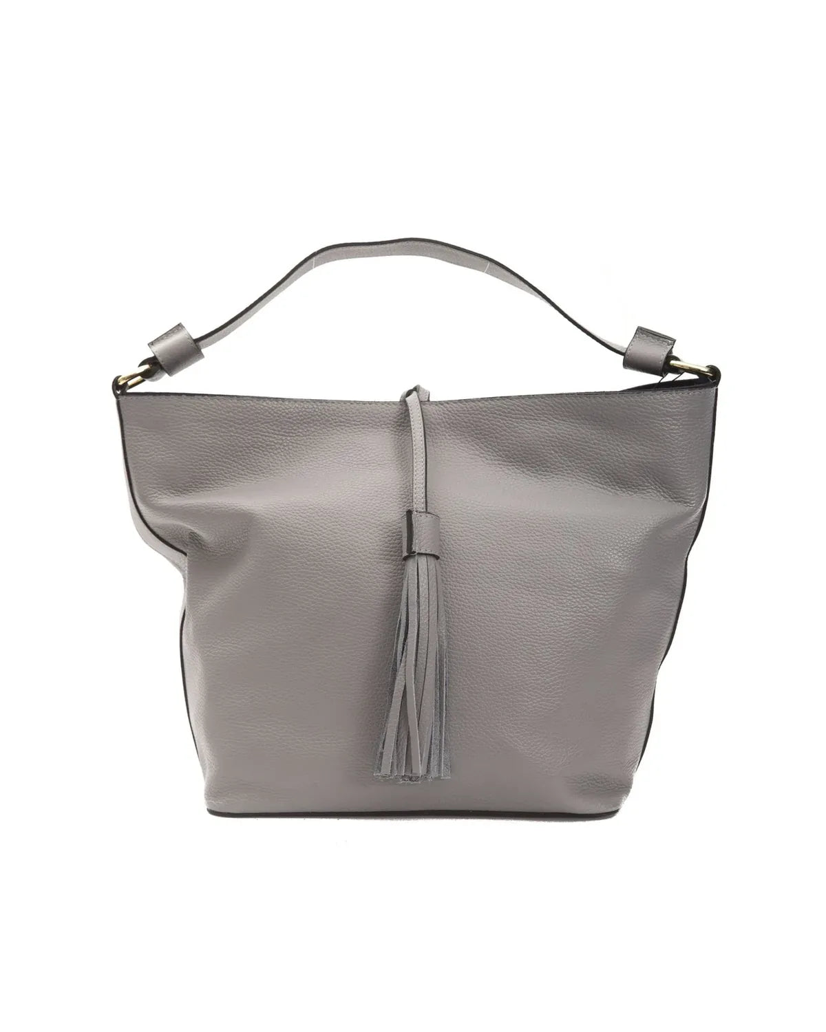 Borsa a Spalla in Pelle - Pompei Donatella - Grigia