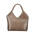 Sac cabas TWINSET Femme Marron Taupe avec anses tressées et bandoulière