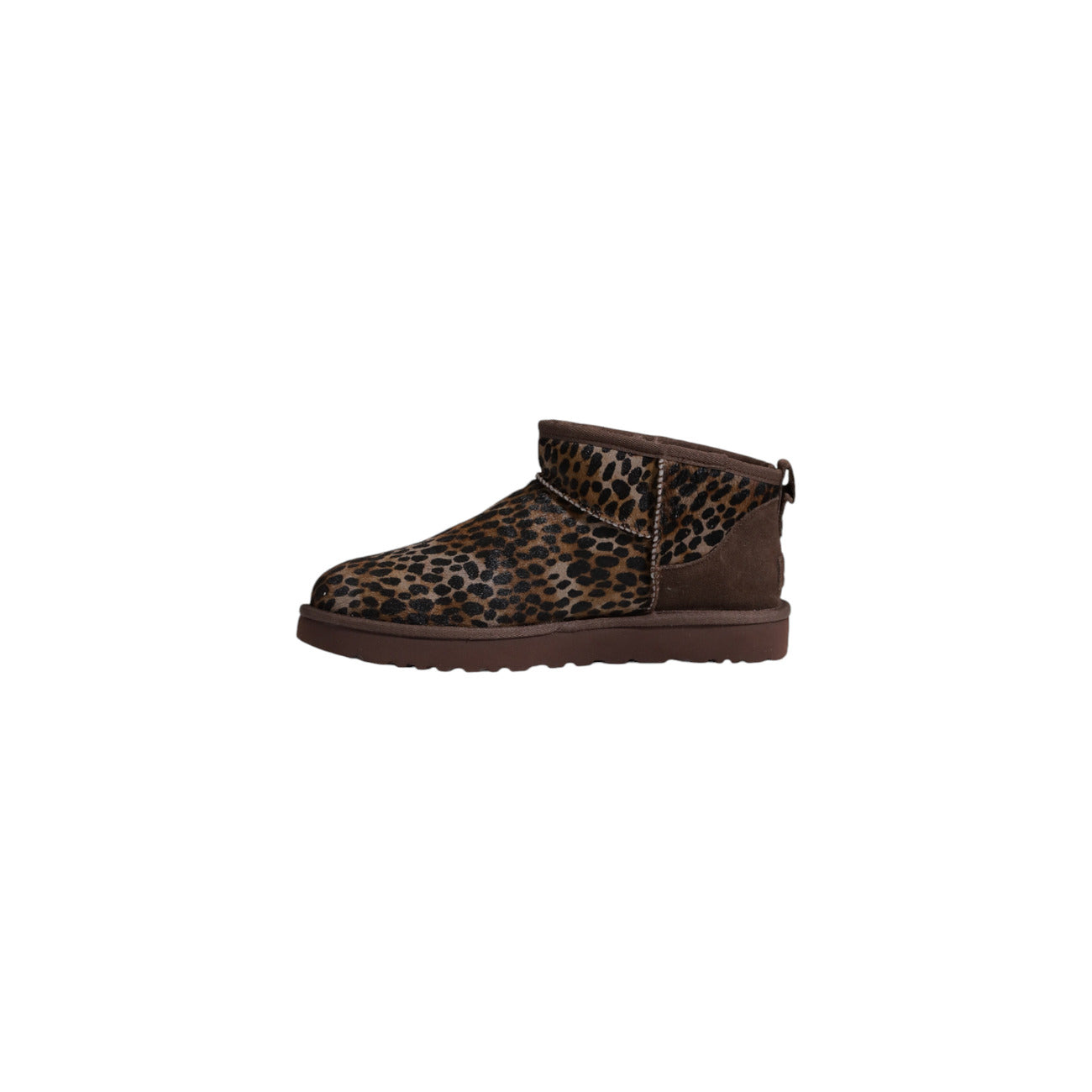 Stivali UGG Donna Leopardati - Stivaletti in Camoscio Marrone