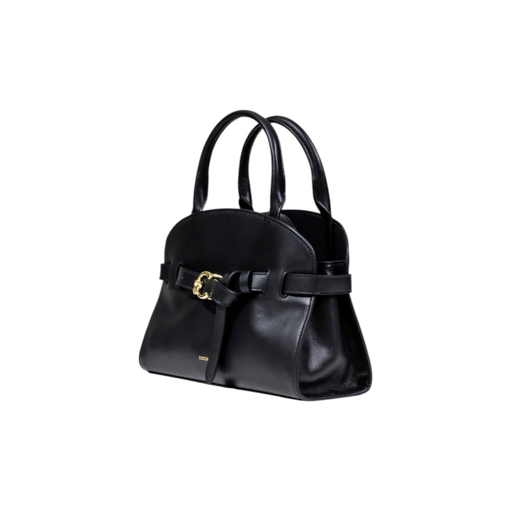 Coccinelle - Borsa a Mano Nera in Vera Pelle con Tracolla - E1 TLA 18 02 01