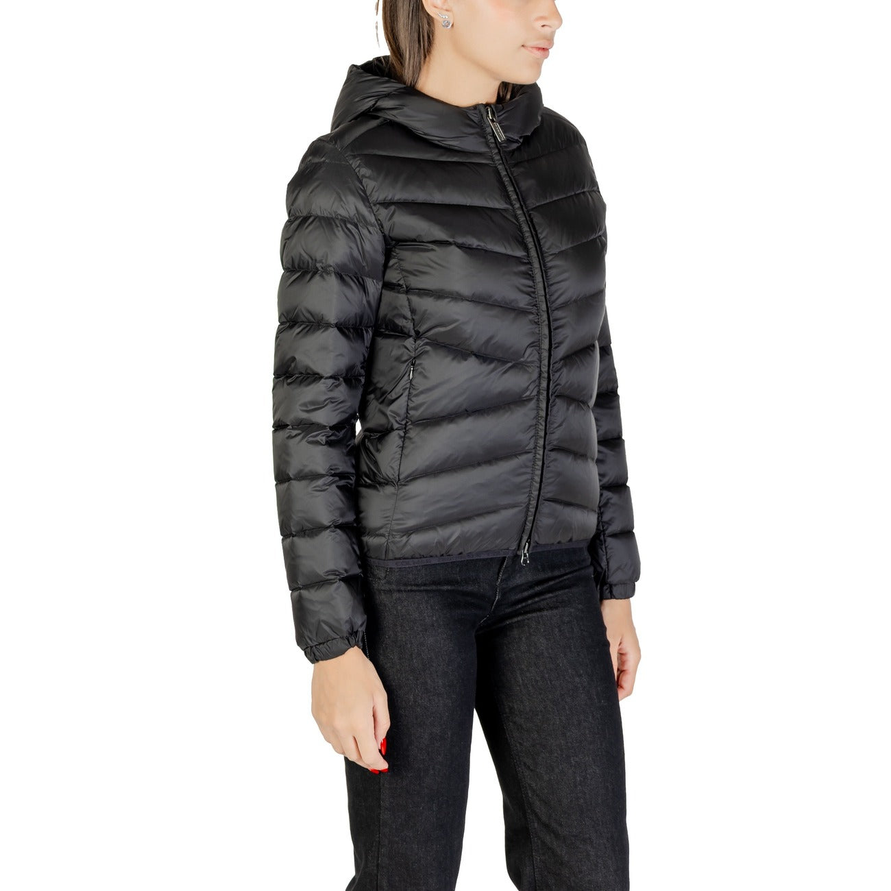 Colmar Originals Women's Black Hooded Jacket - Winter Elegance