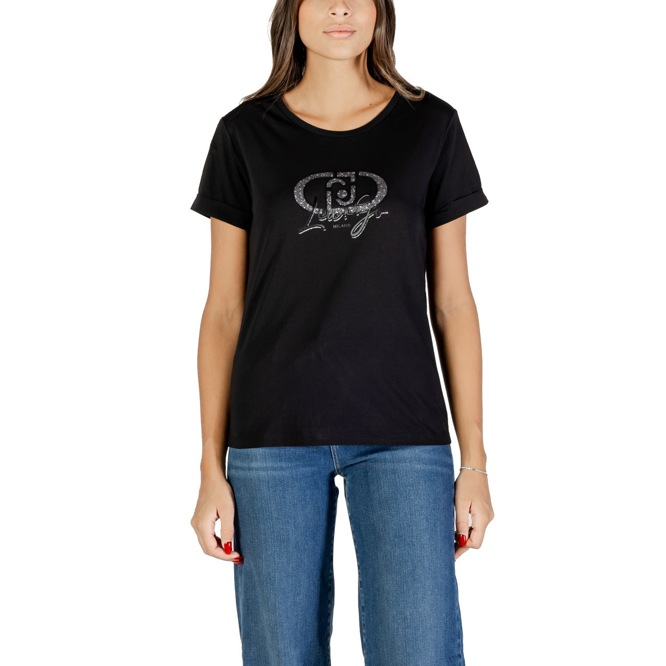 Liu Jo T-Shirt Donna con Stampa - Maniche Corte Cotone 100%