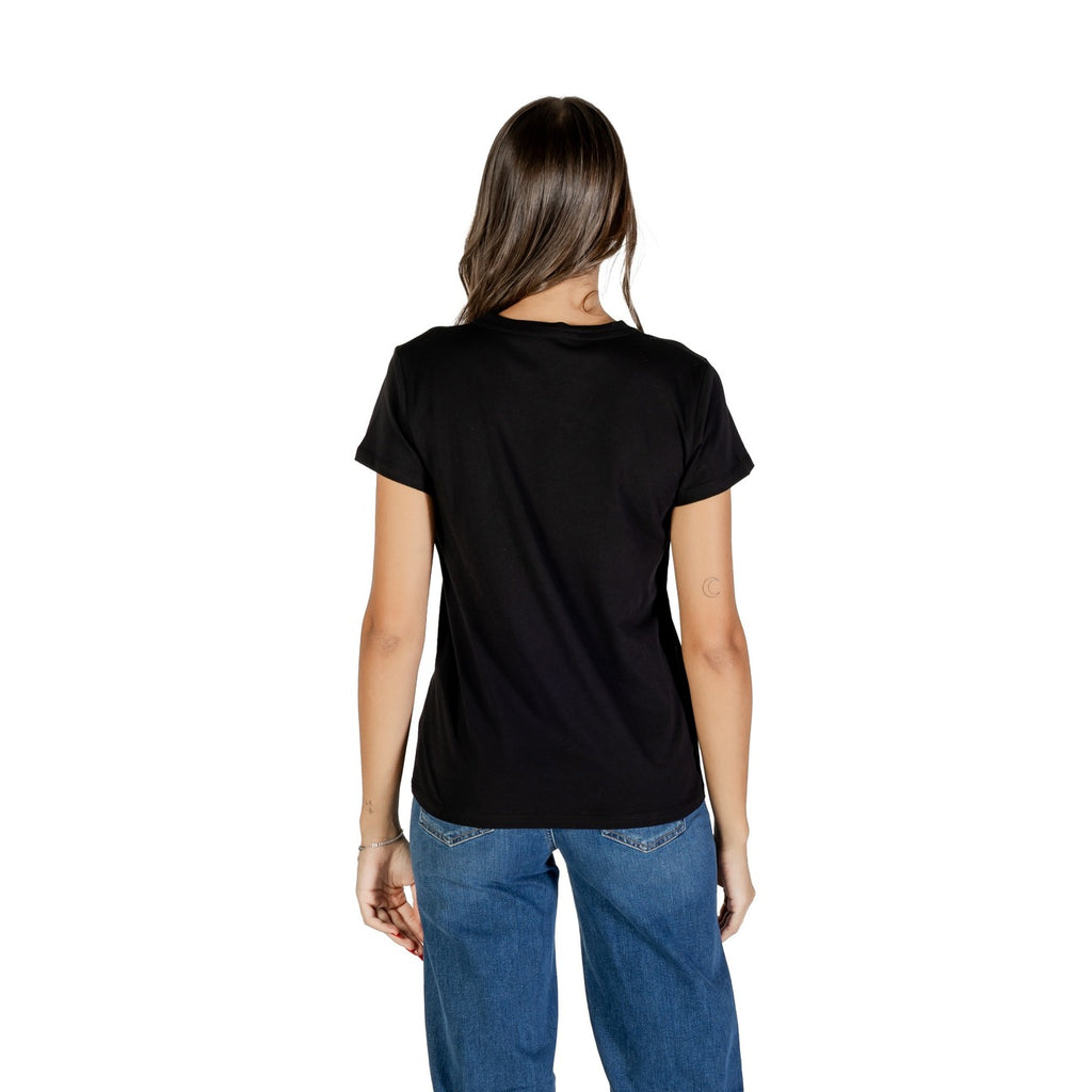 Liu Jo T-Shirt Donna Scollo a V - Cotone 100% con Tasca