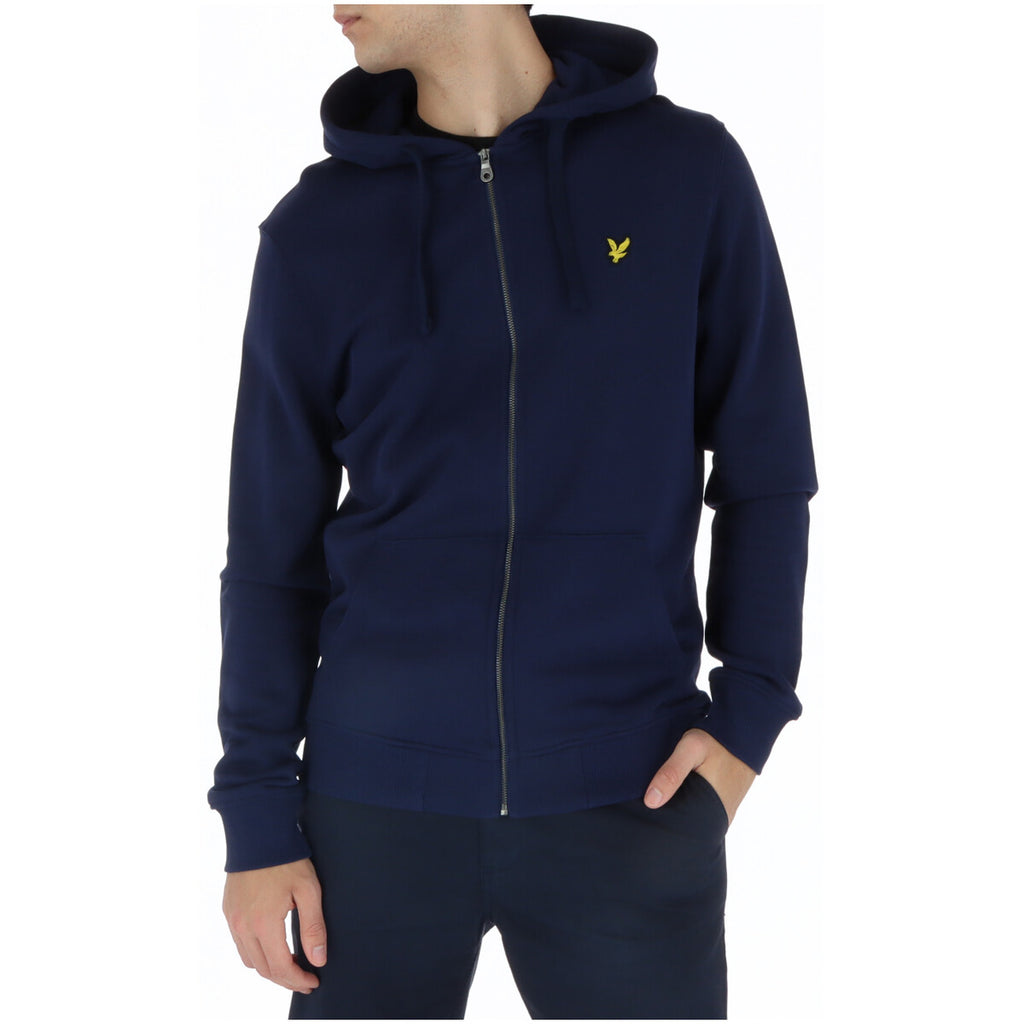Lyle & Scott Felpa Uomo con Cappuccio e Zip - Cotone 100%