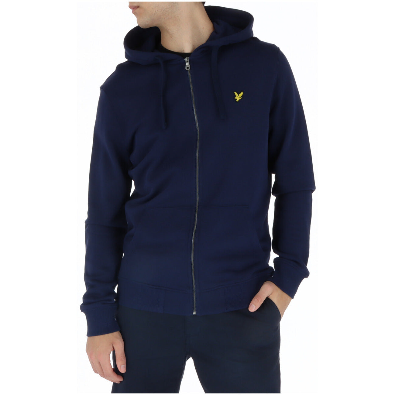 Lyle & Scott Felpa Uomo con Cappuccio e Zip - Cotone 100%