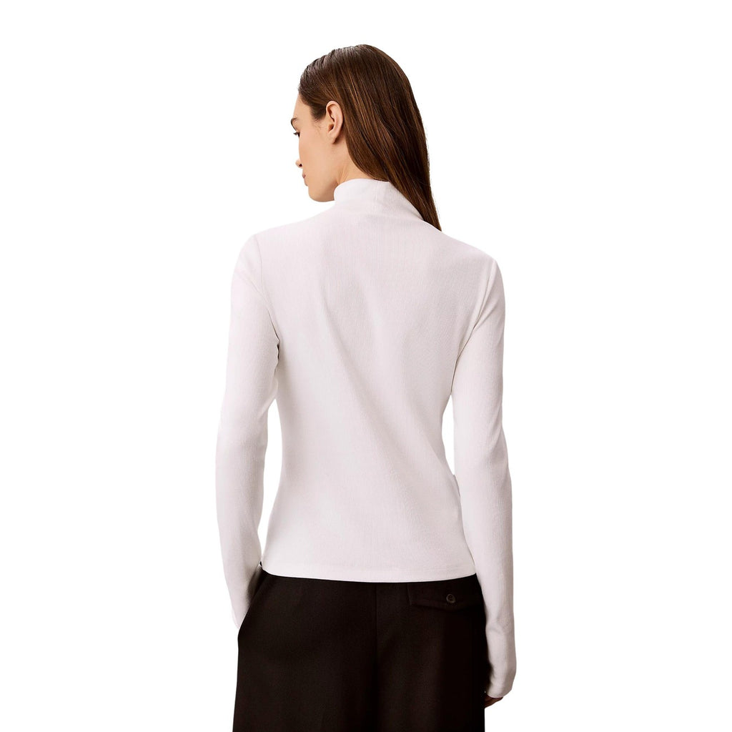 Calvin Klein Jeans – Dolcevita in Cotone, Bianco
