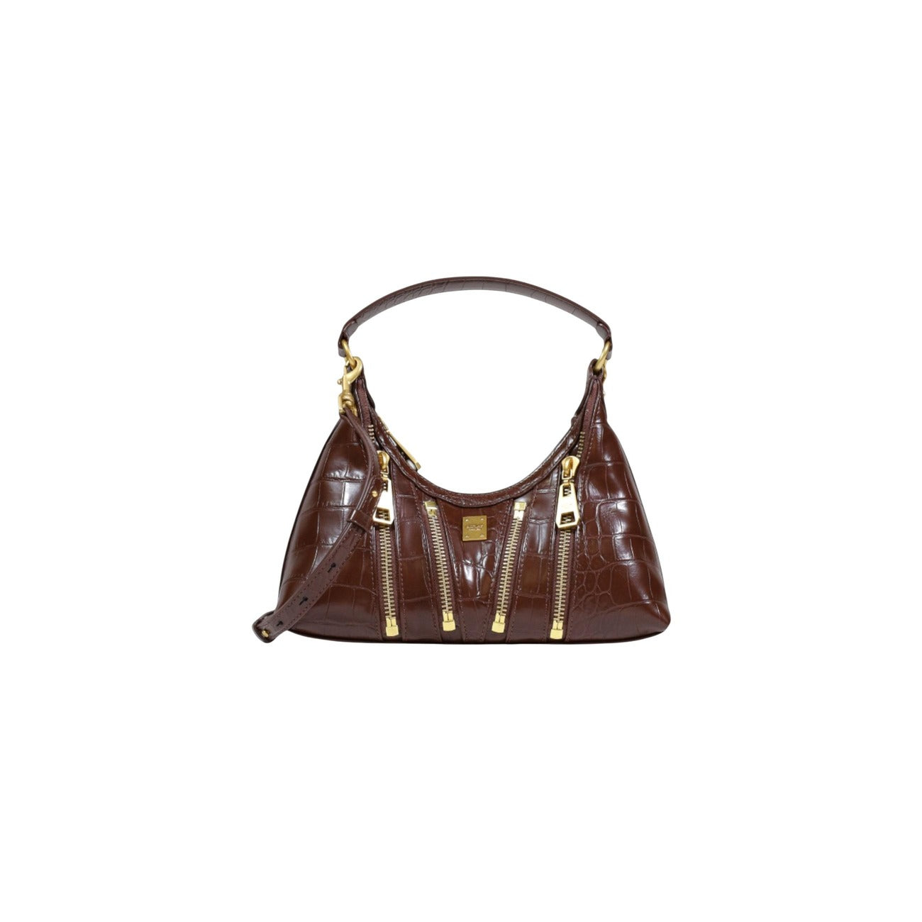 Replay Borsa a Mano Donna Marrone con Cerniera - 30x13cm