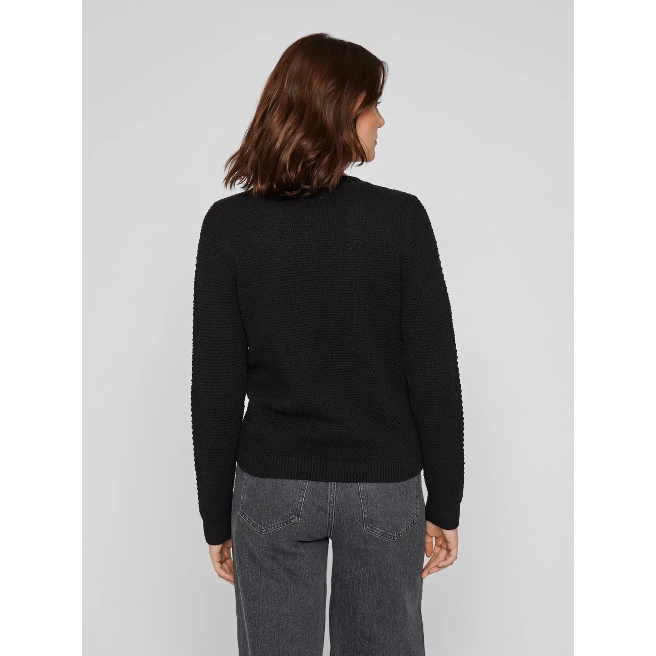 Vila Clothes – Maglia in Cotone, Nero / Verde