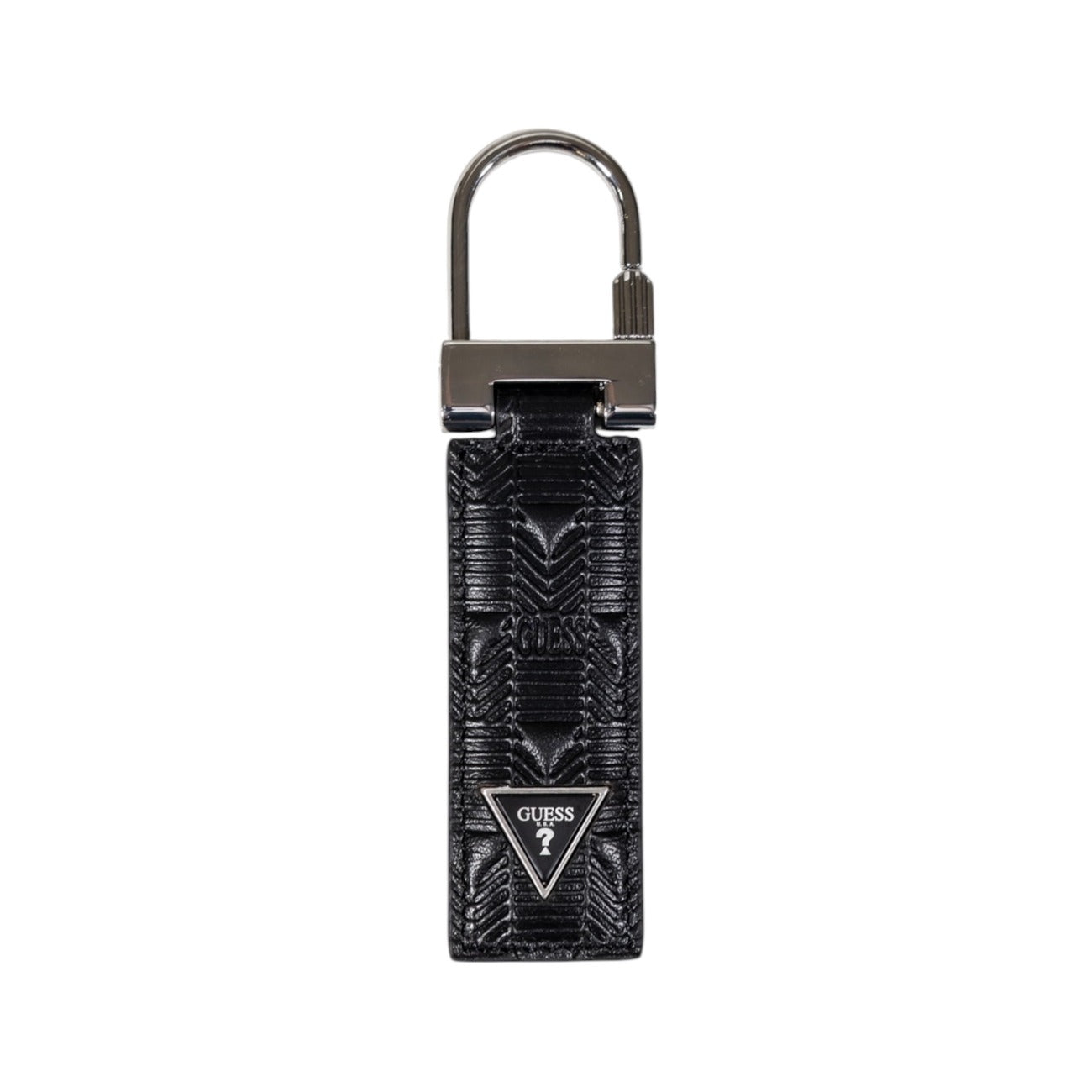 Portachiavi Guess Uomo Nero Pelle - Elegante Compatto RM5475 P5301