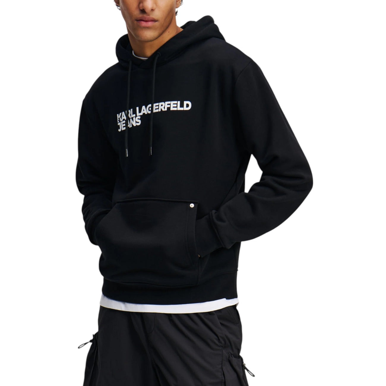 Sweat-shirt en jean Karl Lagerfeld pour homme