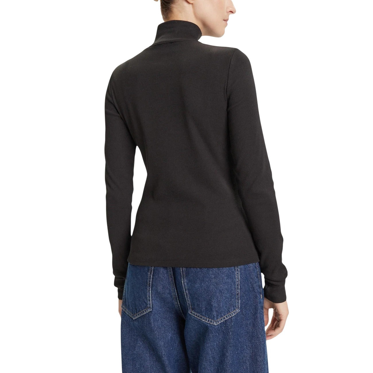 Calvin Klein Jeans – Dolcevita in Cotone, Nero