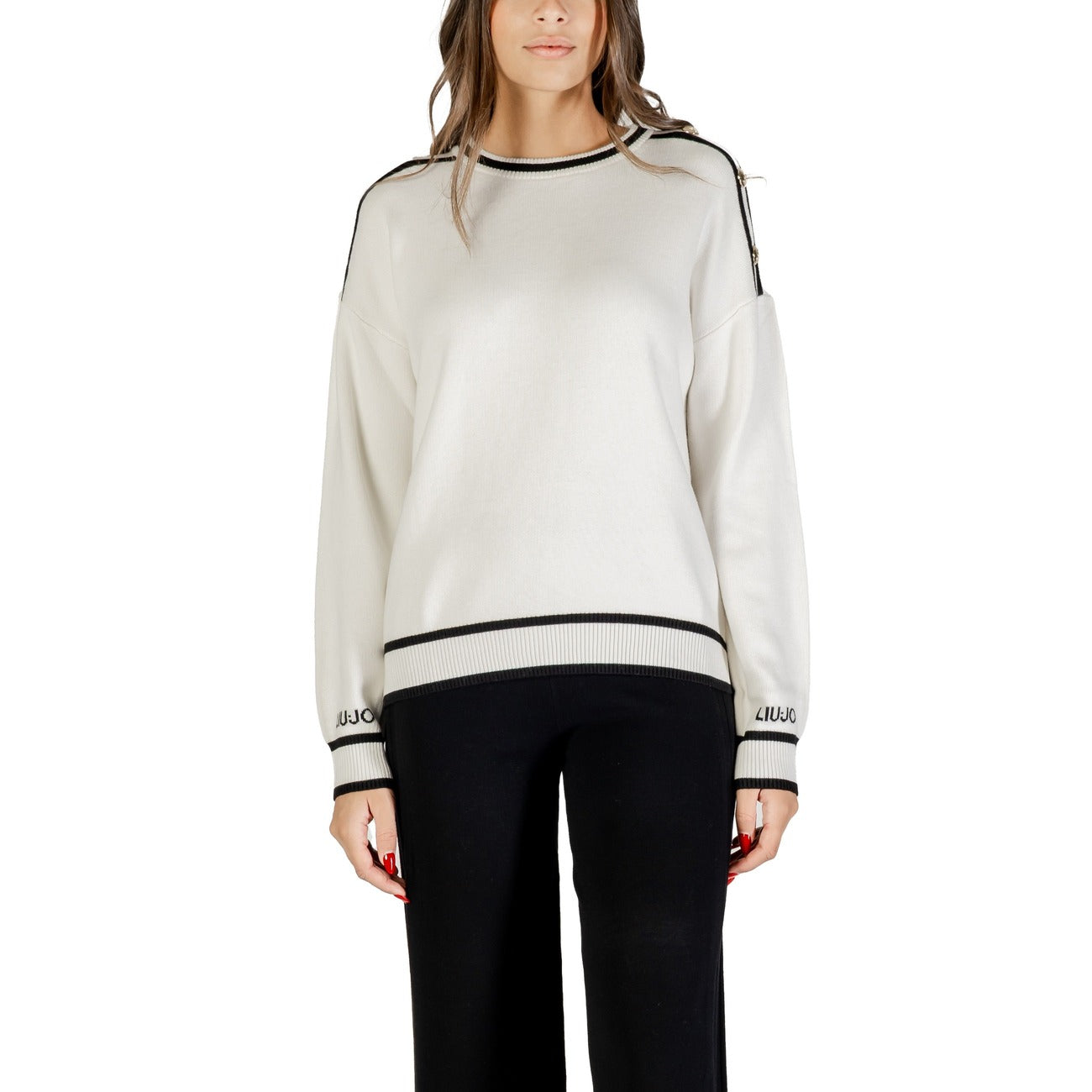 Maglia Liu Jo Donna Bianca - Viscosa Seta Elegante