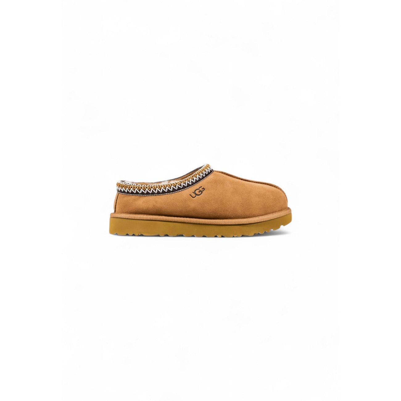 Ciabatte UGG Donna Pelle e Tessuto Beige Autunno Inverno - 1174470