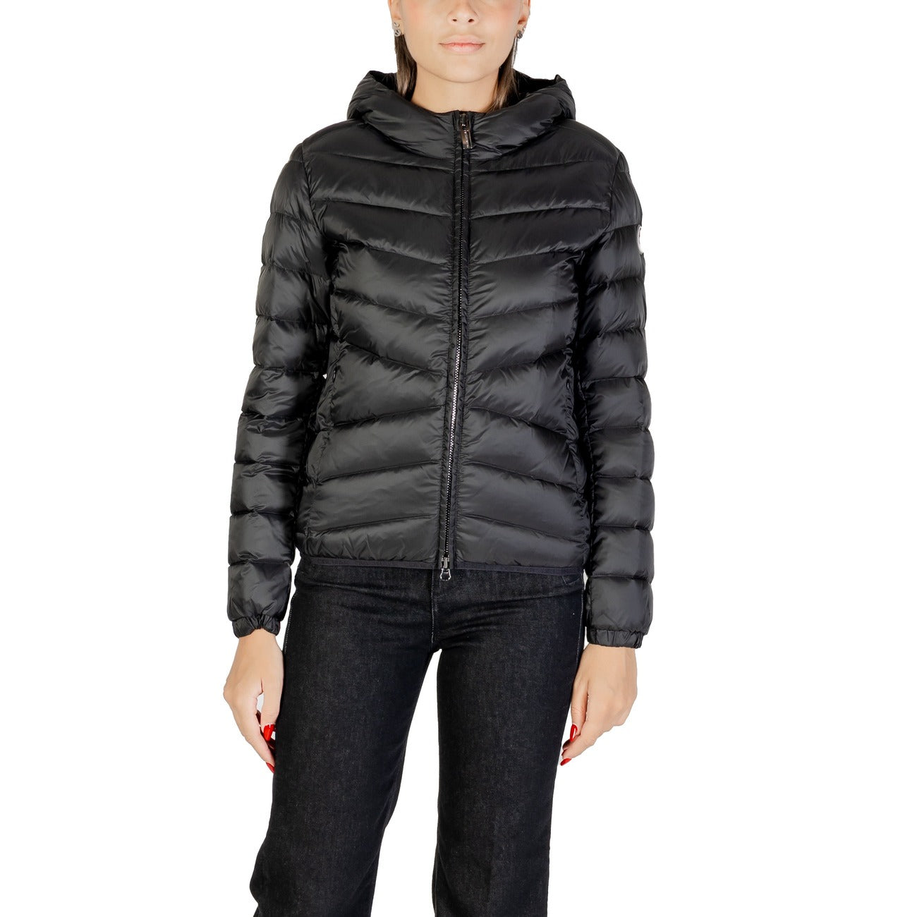 Colmar Originals Women's Black Hooded Jacket - Winter Elegance