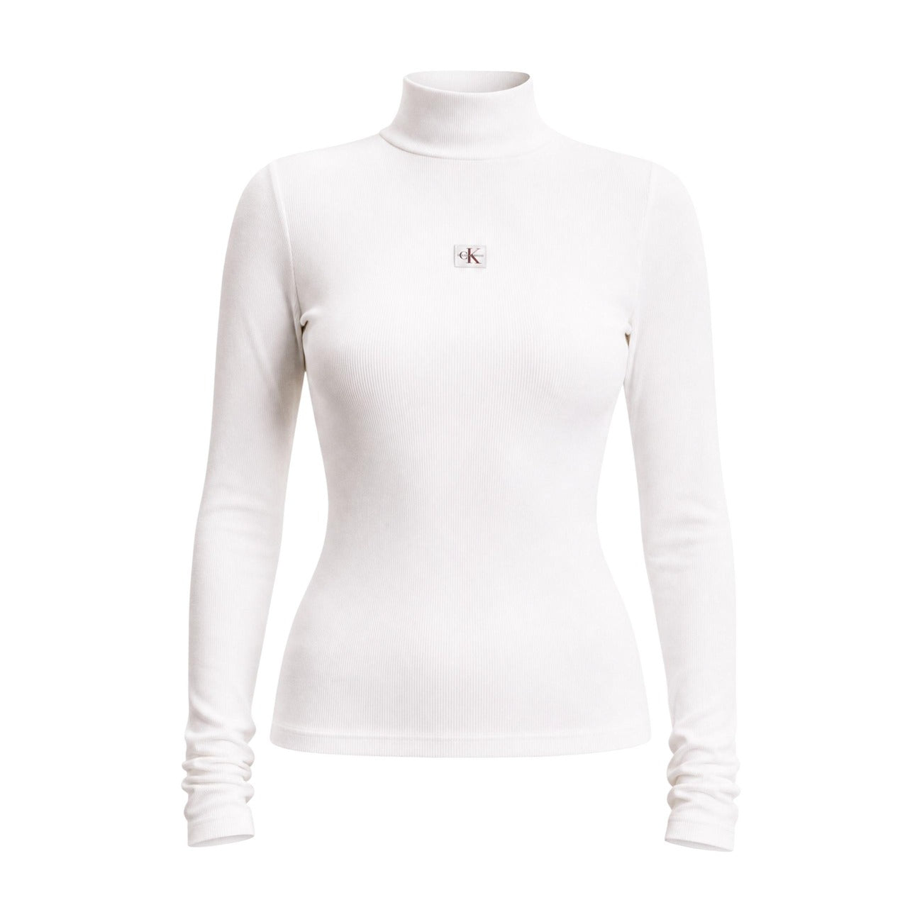 Calvin Klein Jeans – Dolcevita in Cotone, Bianco