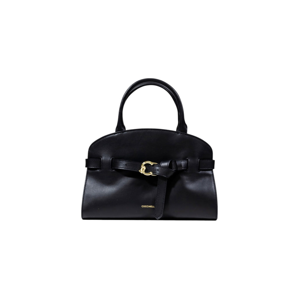 Coccinelle - Borsa a Mano Nera in Vera Pelle con Tracolla - E1 TLA 18 02 01
