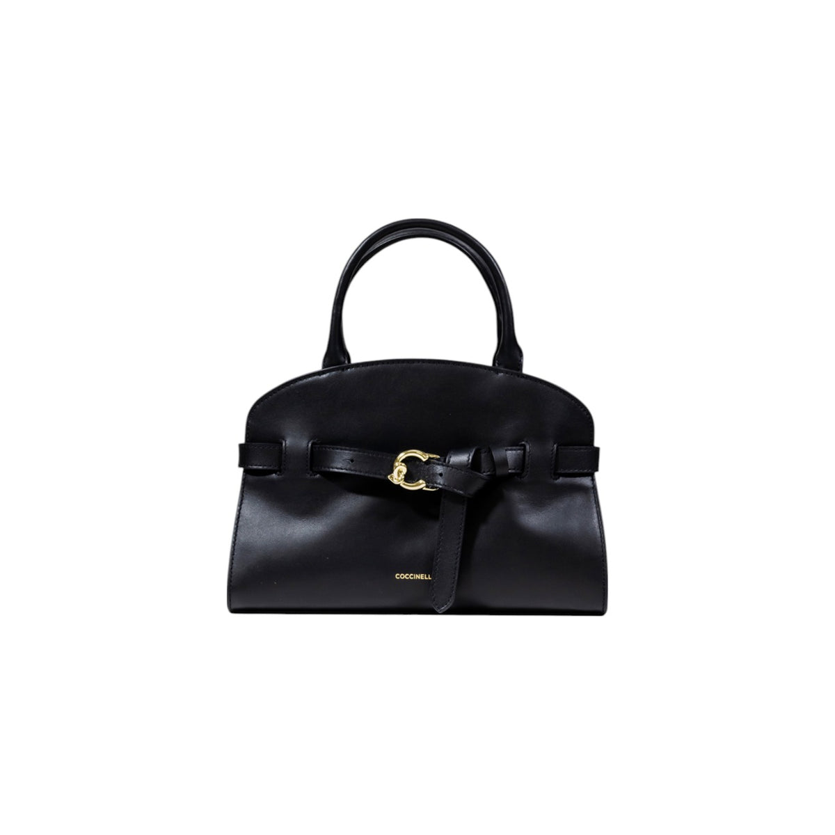 Coccinelle - Borsa a Mano Nera in Vera Pelle con Tracolla - E1 TLA 18 02 01