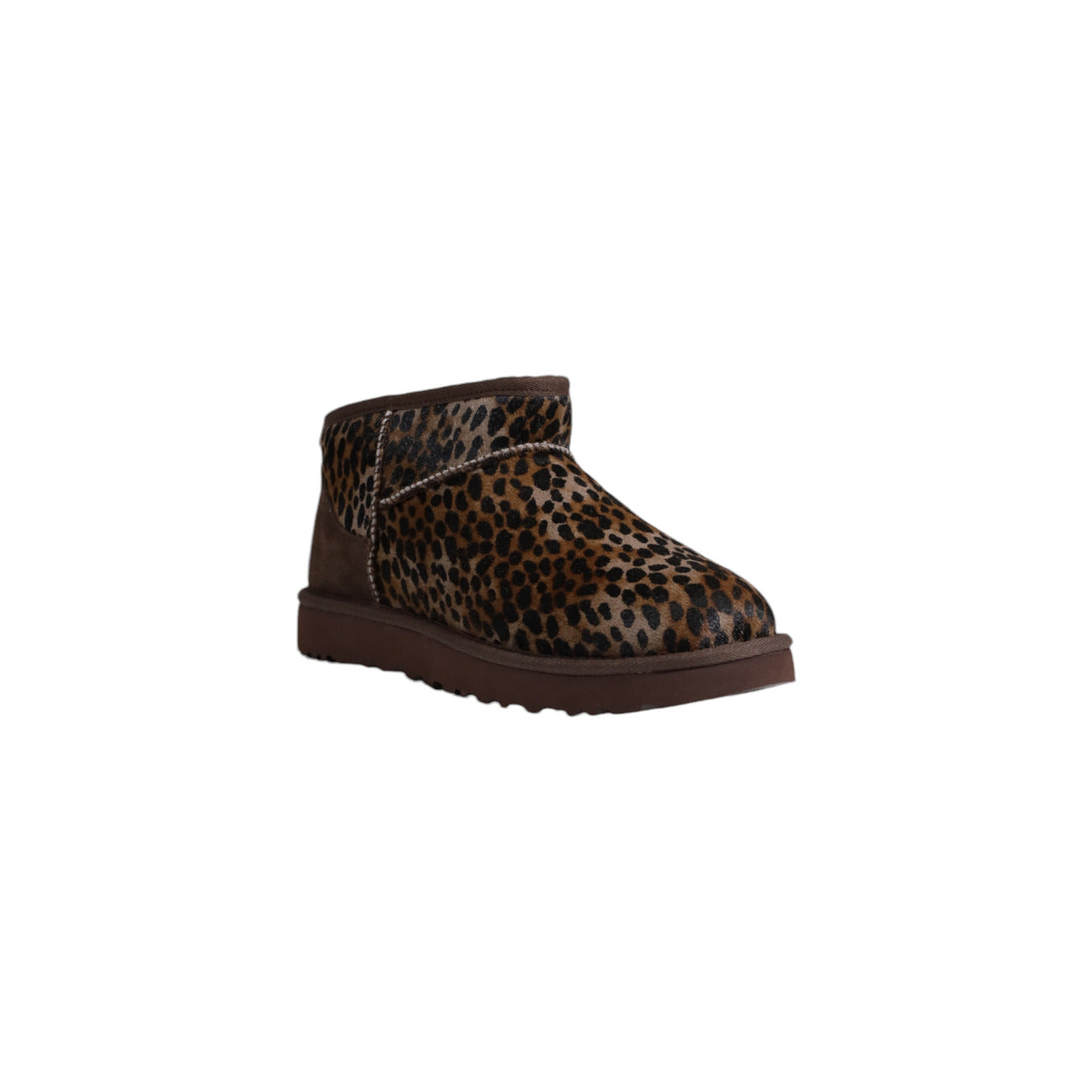 Stivali UGG Donna Leopardati - Stivaletti in Camoscio Marrone