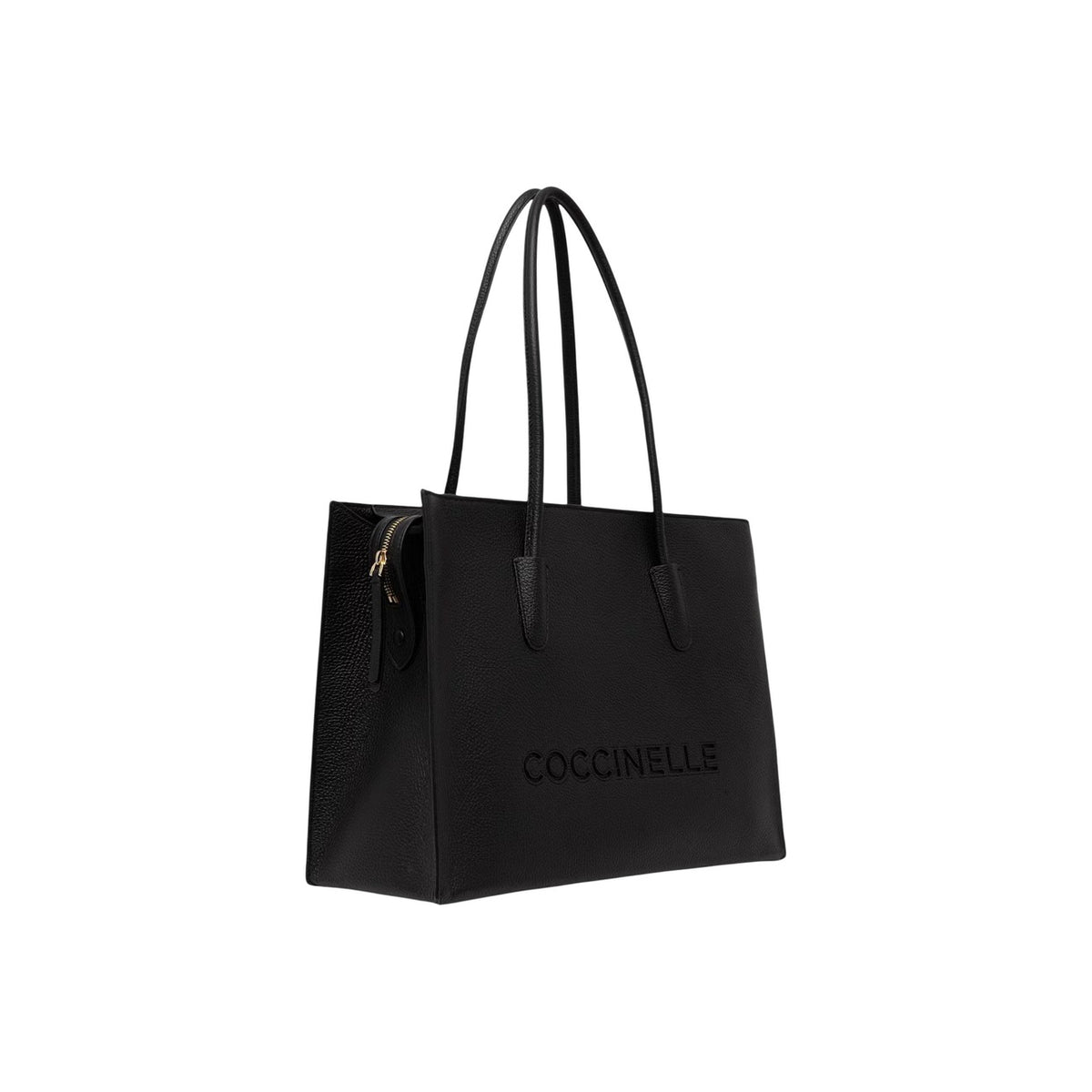 Coccinelle Myrtha - Borsa Shopping Grande Nera in Vera Pelle - COCCINELLEMYRTHA26