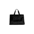 LIU JO - Borsa a Mano con Tracolla in Tessuto Logato - Nero
