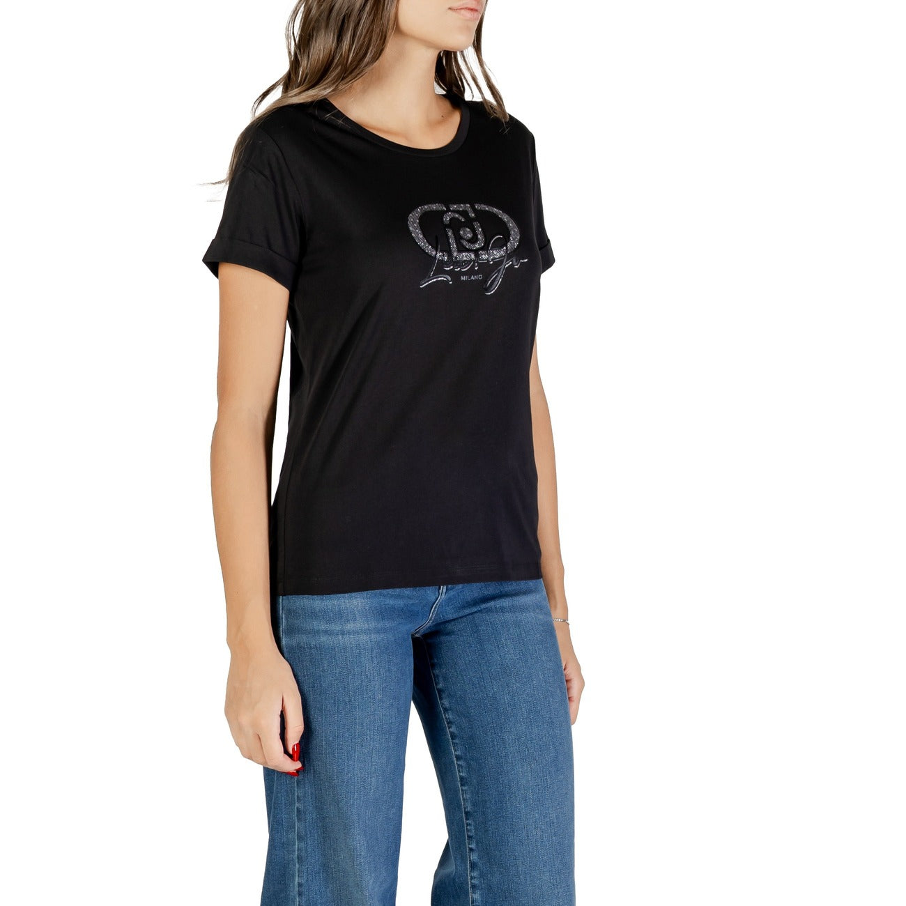 Liu Jo T-Shirt Donna con Stampa - Maniche Corte Cotone 100%