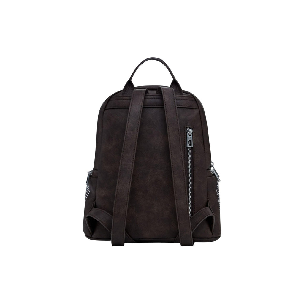 Zaino Desigual Donna Marrone - Borsa Multifunzione con Tasche Interne ed Esterne