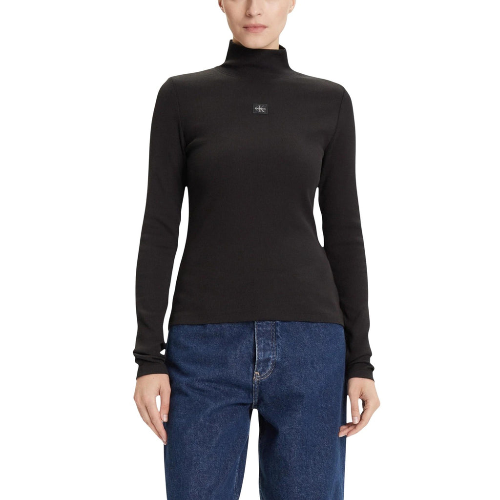 Calvin Klein Jeans – Dolcevita in Cotone, Nero