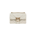Borsa Pinko Donna Beige/Nera - A Mano e Tracolla in Pelle 100%