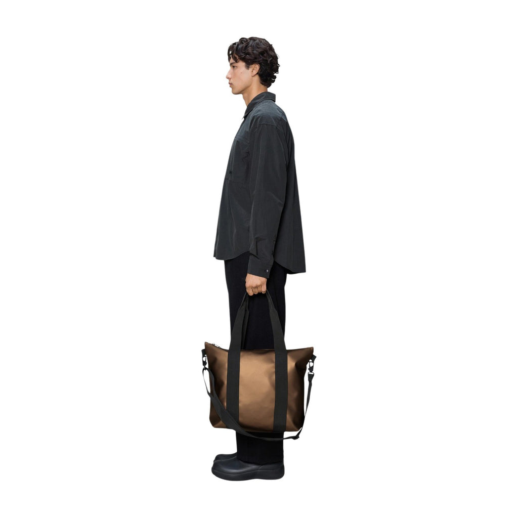 RAINS - TOTE BAG MINI W3 - Marrone