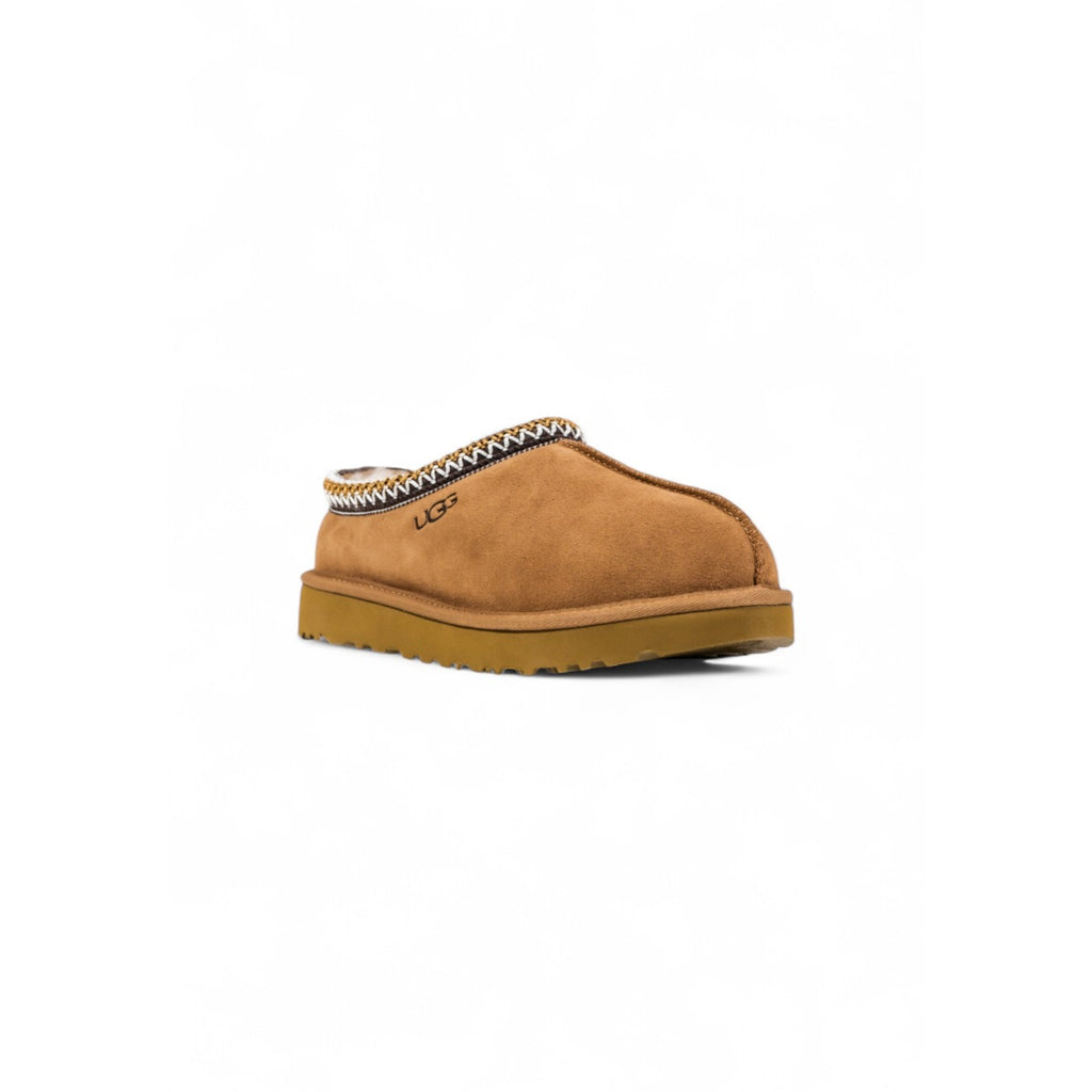Ciabatte UGG Donna Pelle e Tessuto Beige Autunno Inverno - 1174470