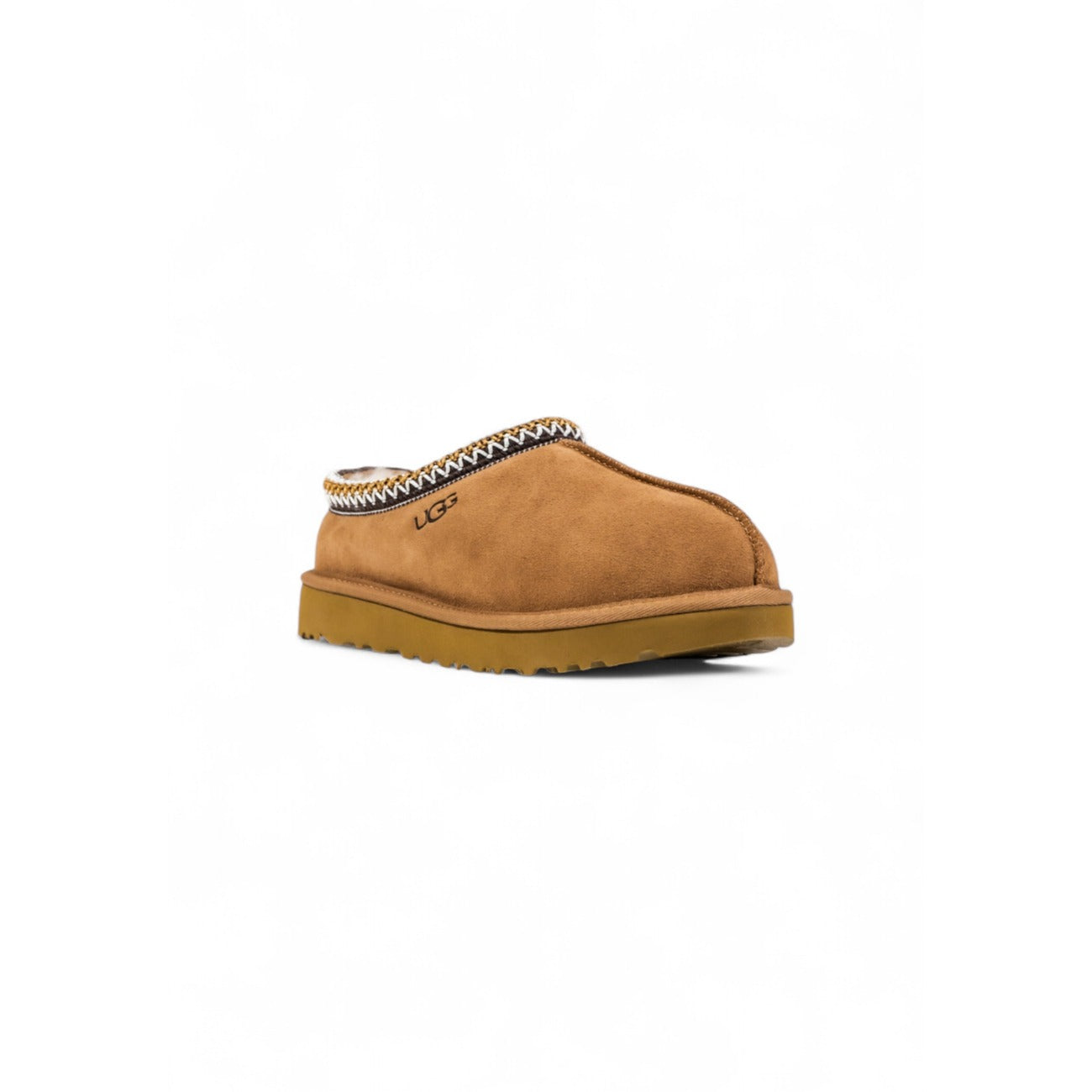 Ciabatte UGG Donna Pelle e Tessuto Beige Autunno Inverno - 1174470