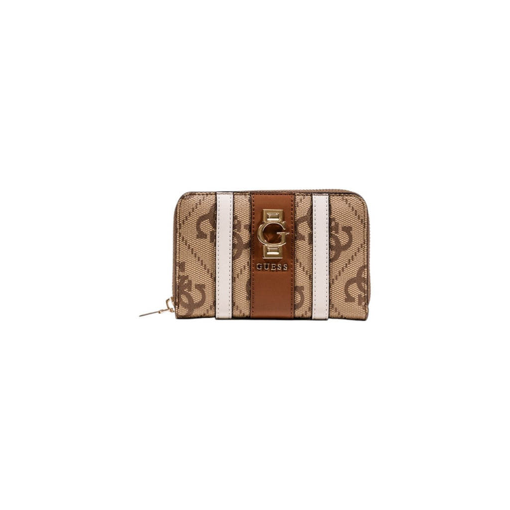 Portafoglio Guess Donna SWSO78 38140 - Marrone con Stampa e Cerniera